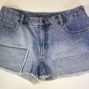 Blue Denim Shorts